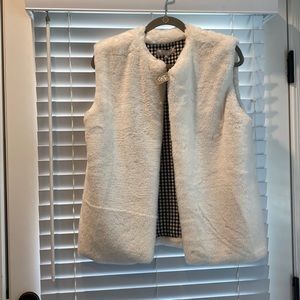 White Fur Vest